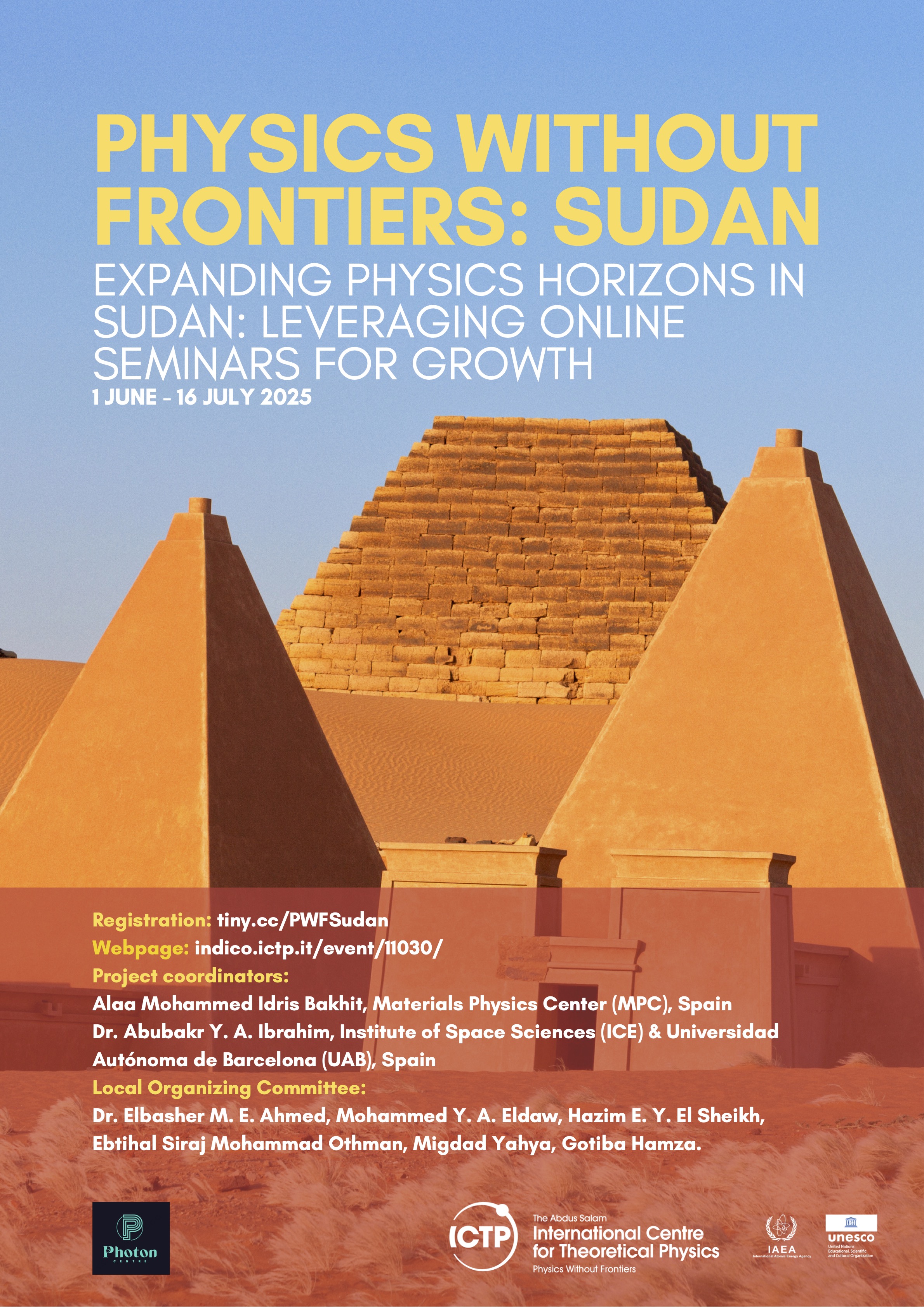 ICTP Physics Without Frontiers – Sudan Poster